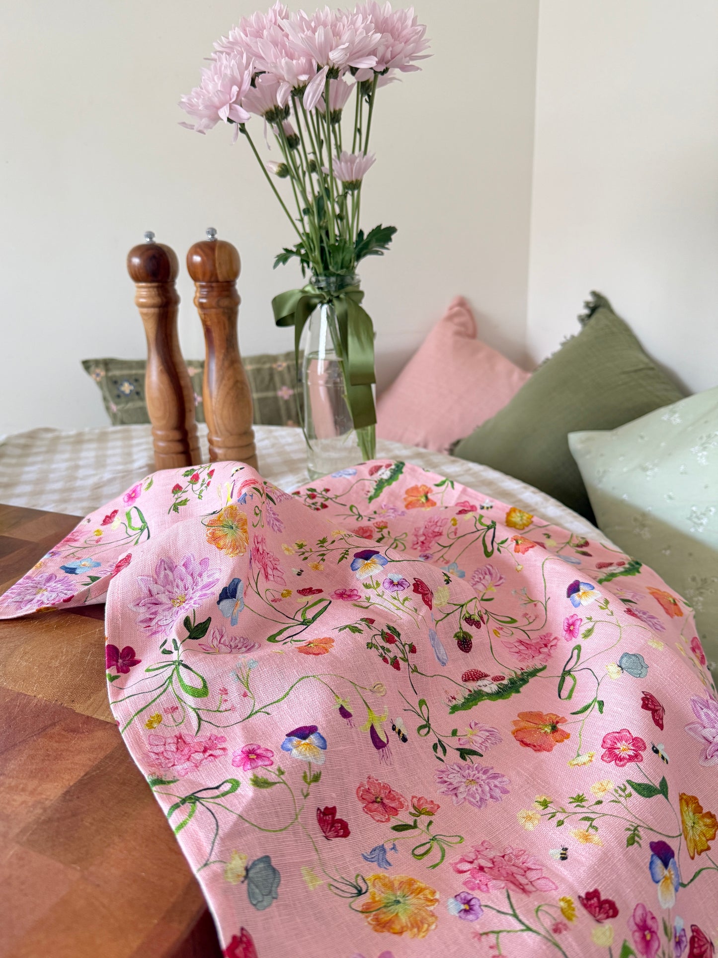 Dreamscape Linen Tea Towel