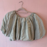 Seafoam Linen Cloud Top