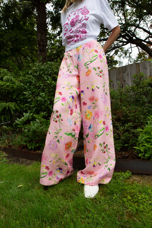 Rose Dreamscape Willow Pants