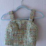 Rainbow Tweed Lottie Crop