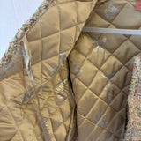 Sparkle Tweed Quilted Jacket