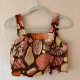 Lottie Crop - Chocolate Seashell
