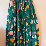 Claire Tiered Midi Skirt - Forest Green Dreamscape (12)