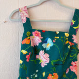 Dreamscape Ginny Tiered Mini Dress - Forest Green (12)