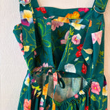Dreamscape Ginny Tiered Mini Dress - Forest Green (12)