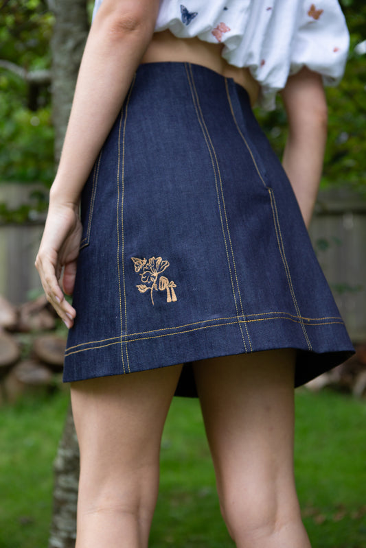 Fyn Denim Mini Skirt