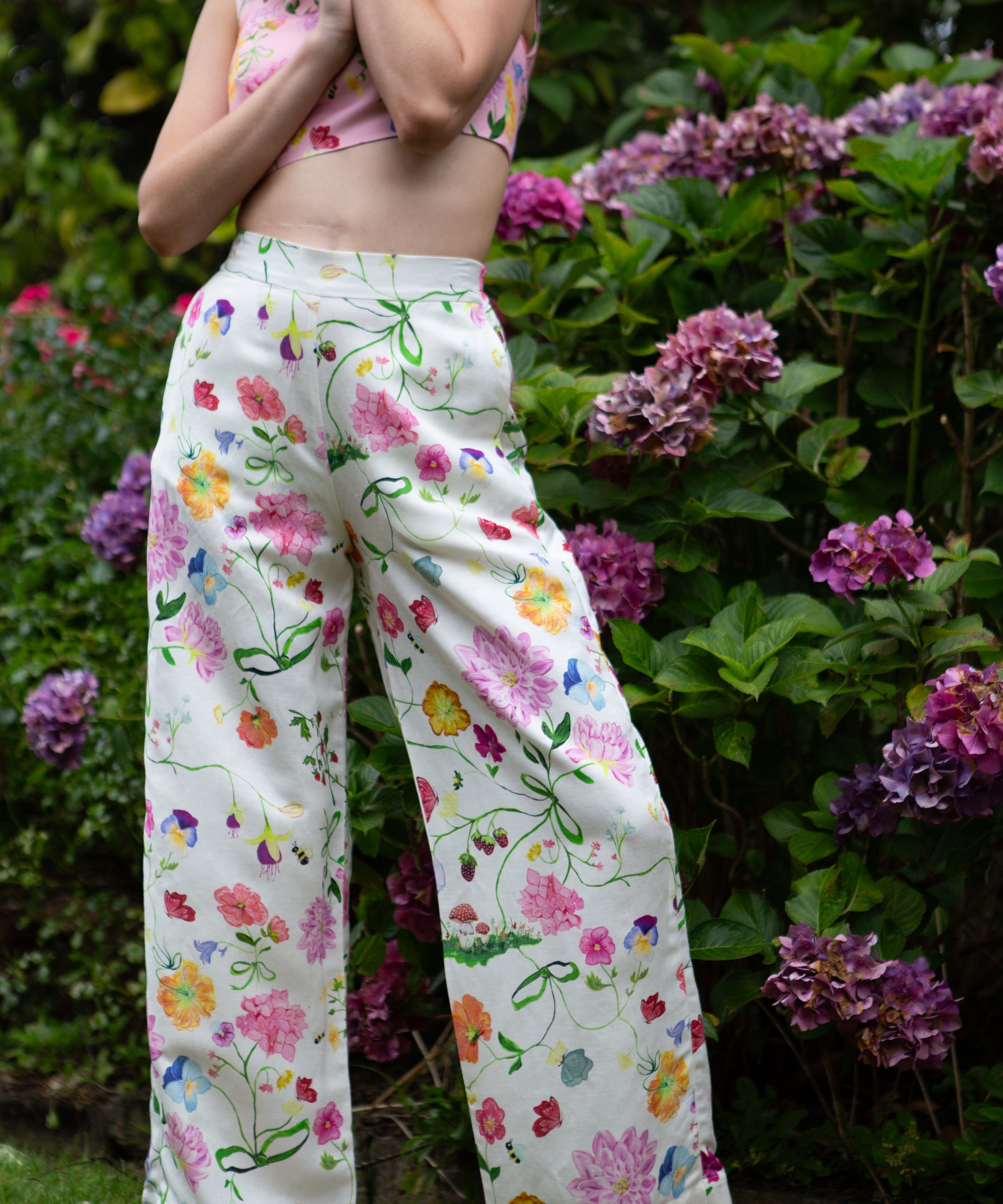 White Dreamscape Willow Pants
