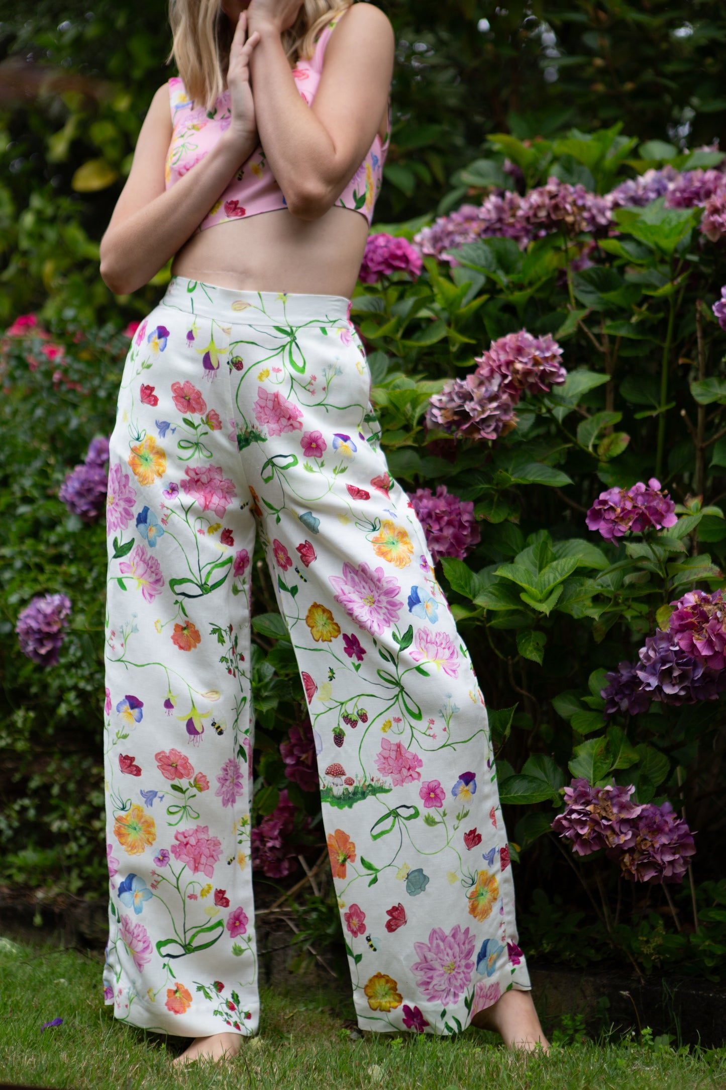 White Dreamscape Willow Pants