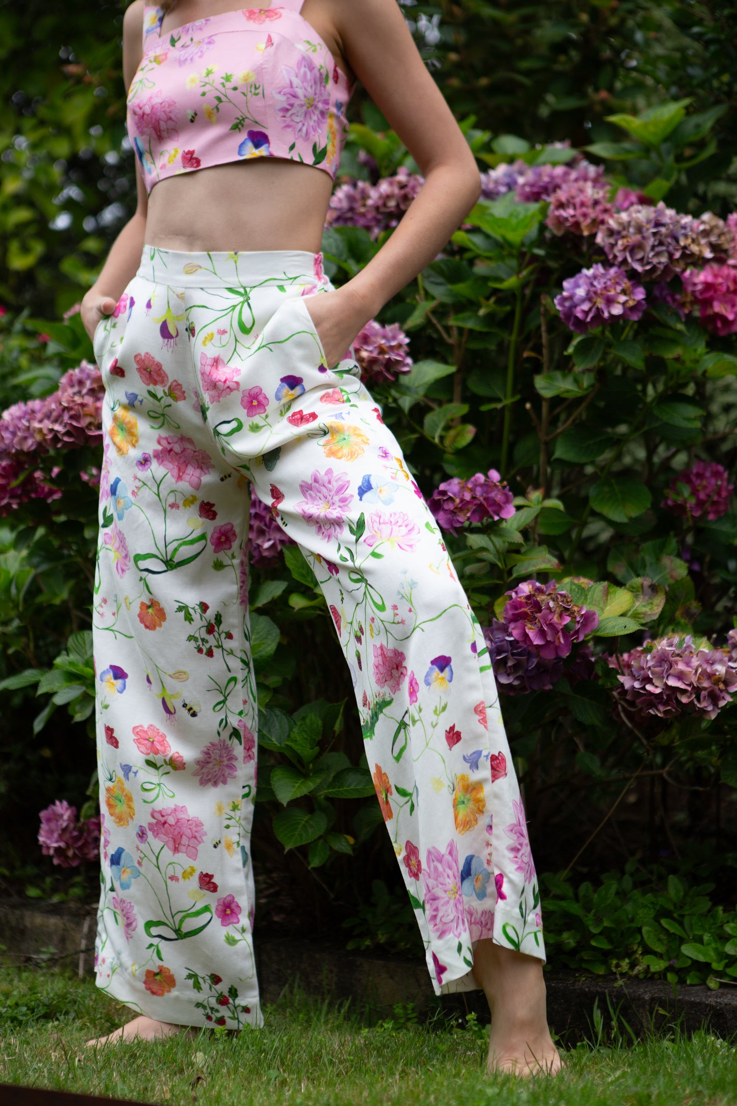 White Dreamscape Willow Pants