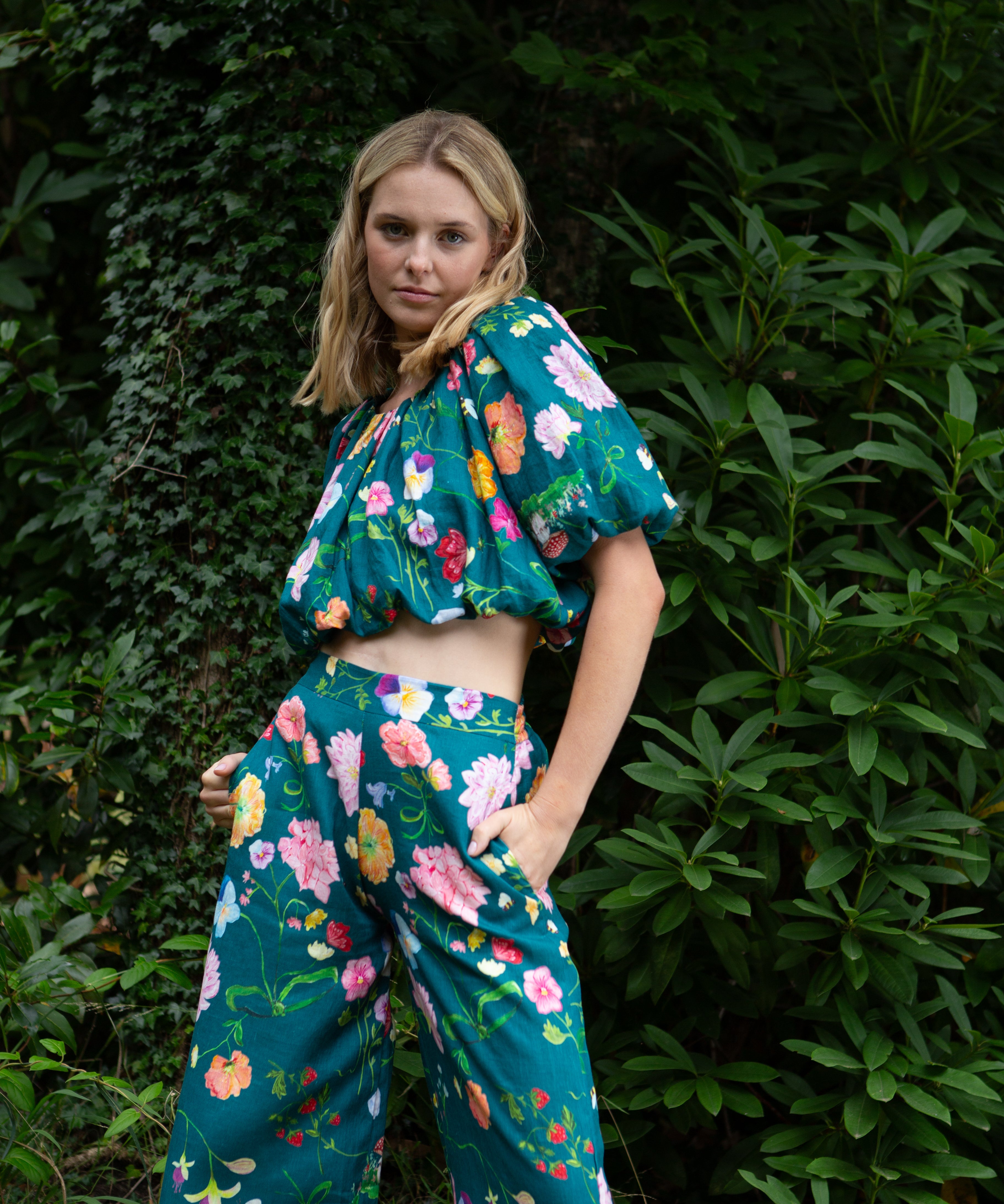 Forest Green Willow Pants