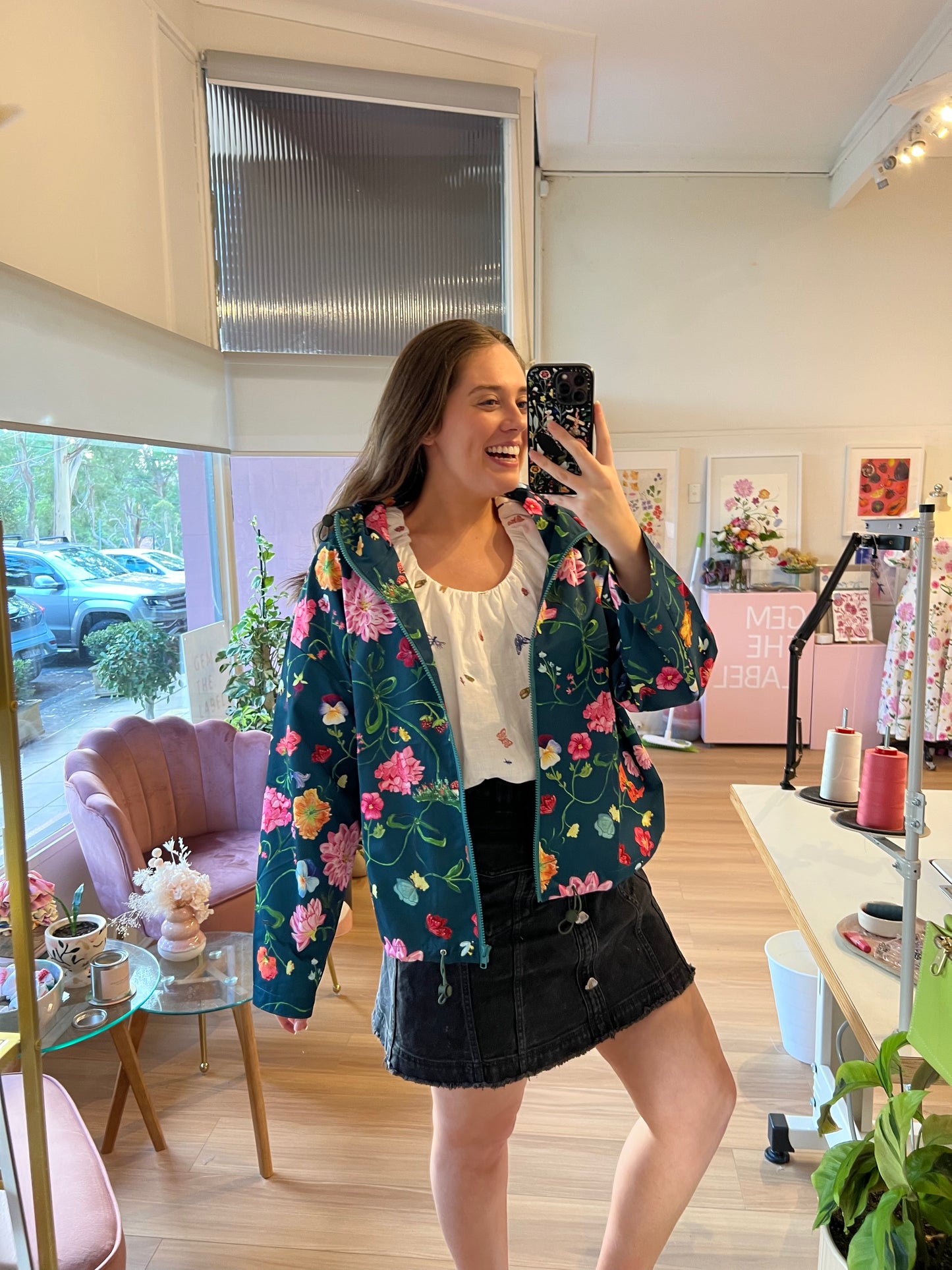 Dreamscape Raincoat - Forest Green