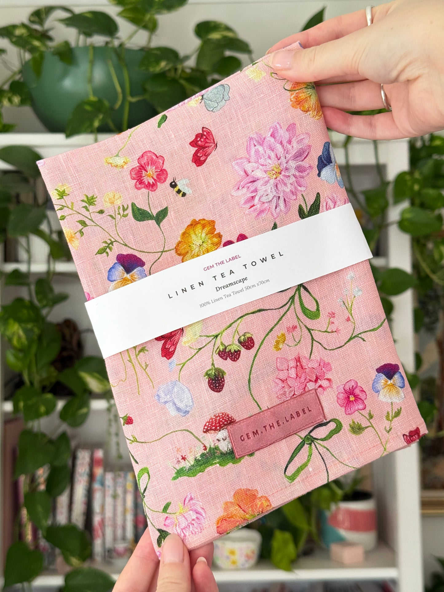 Dreamscape Linen Tea Towel