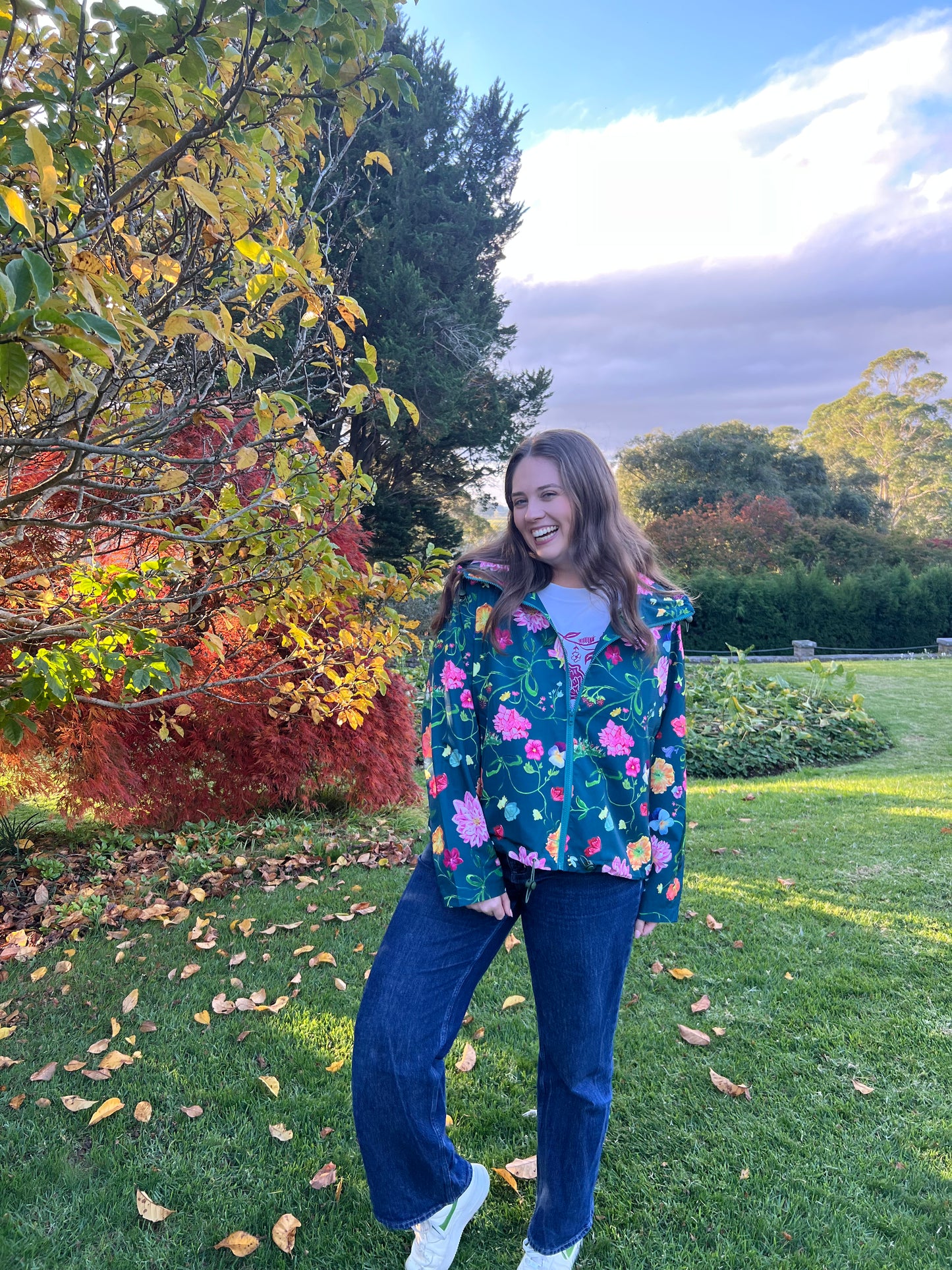 Dreamscape Raincoat - Forest Green