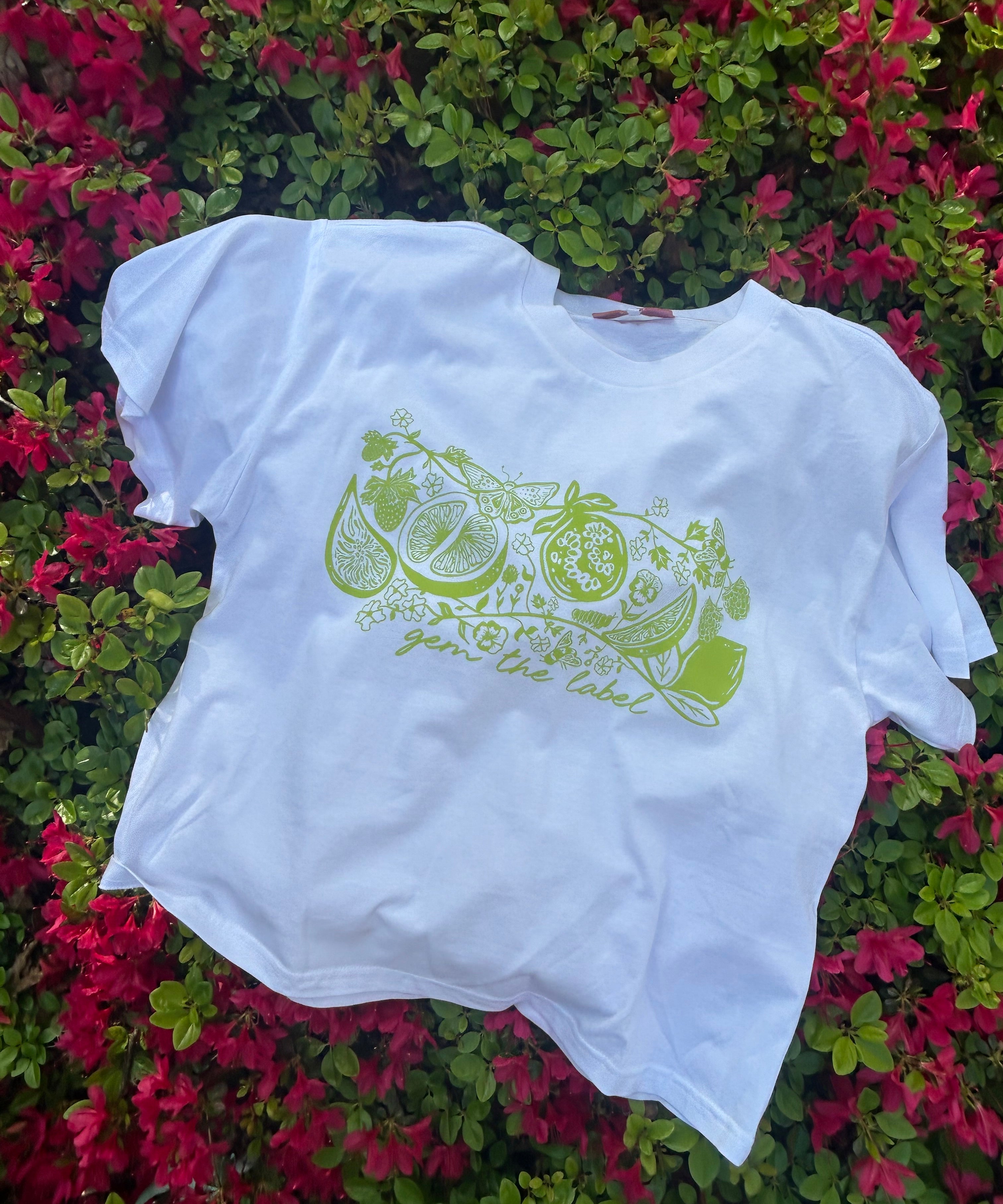 Slice Tee- Citrus Green