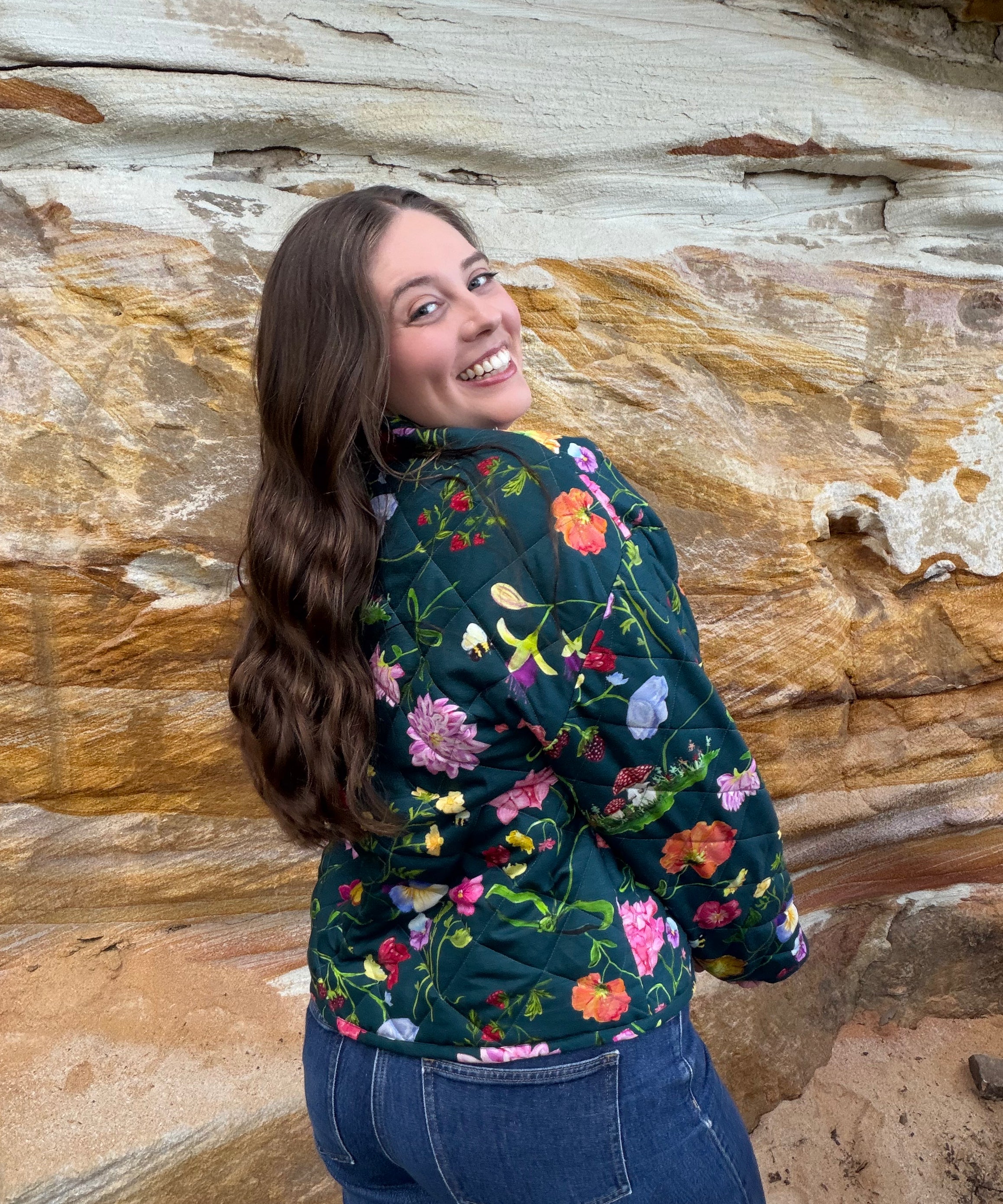 Quilted Jacket - Forest Dreamscape