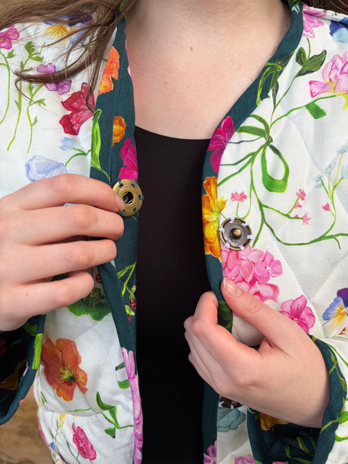 Quilted Jacket - Forest Dreamscape