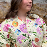 Quilted Jacket - Butter Yellow Dreamscape