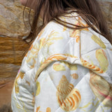 Quilted Jacket - Butter Yellow Dreamscape