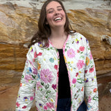 Quilted Jacket - Pink Dreamscape