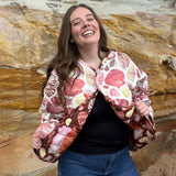 Quilted Jacket - Choc Seashell