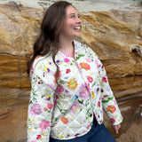 Quilted Jacket - White Dreamscape