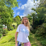 Slice Tee- cornflower blue