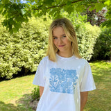 Flora Tee (blue)