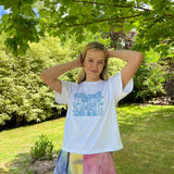 Flora Tee (blue)