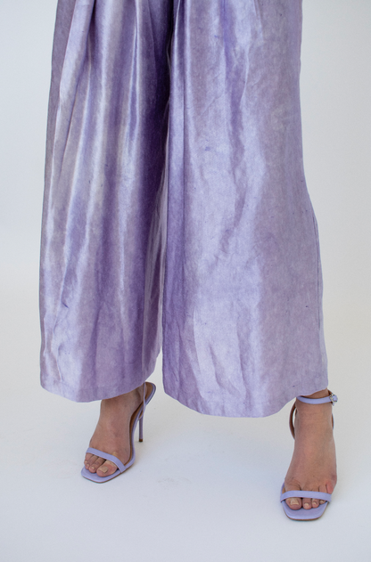 Antonia Pleated Pants - Lilac